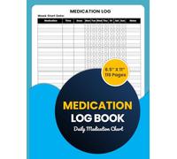 Medication Log Book: Daily Medication Chart 116 page, Large Print: Large Print 104-Week (two years) Record Keeper for Seniors & Caregivers | Includes ... Info, Appointment & Medication Summary