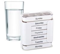 Medication Pill Organizer Portable 4 Times