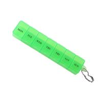 Medication Storage Box - 7 Compartments Clear Pill Box | Portable Pill Organizer, Mini Moisture Proof Pill Case Storage Pill Box