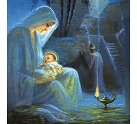 Medici Cards Pack of 6 Artistic Charity Christmas Greeting Cards - 'Mother and Child' - Illustrative Design