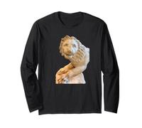 Medici Lion Roman Sculpture Hellenistic Statute Art Long Sleeve T-Shirt