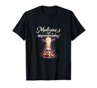 Medicine and moonbeams Nurse Night Shift Design T-Shirt