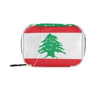 Medicine Bag Medicine Box Organizer for Purse Lebanon Flag The