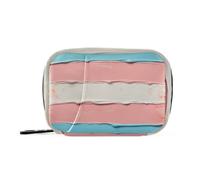 Medicine Bag Pill case Travel for Purse Transgender Flag Pink Blue