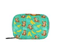 Medicine Bag Pill Cases Organizers for Purse Cute Monkey Banana Jungle