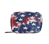 Medicine Bags Pill Cases Organizers for Purse Red White Blue American