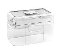 Medicine Box Organizer - Box With Handle And Removable Tray|Medicine Organizer Box Health Storage Box Large Capacity Medicine Storage Bins With Lid| Household