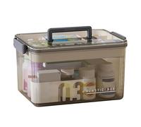 Medicine Box, Portable Medicine Cabinet | Multifunctional Portable Medicine Case - Multifunctional Home Supplies Home Medicine Storage, Transparent Grey, Please refer to the description, Please refer