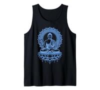 Medicine Buddha Blue Mandala Tibetan Buddhist Deity Tank Top