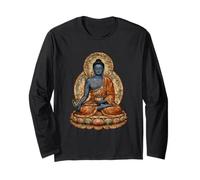 Medicine Buddha Tibetan Buddhist Healing Deity Long Sleeve T-Shirt