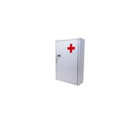 Medicine Cabinet First Aid Metal Wall Mounted Lockable