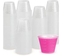 Medicine Cups Plastic Disposable - (200 Count) - [1oz | 30ml | 30cc] - Non Sterile Bulk Pack, Medicine Measuring Cup for Liquid Medicine, Epoxy, & Pills