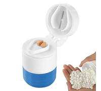 Medicine Cutter - Travel Pill Box | Travel Pill Organizer, Pill Organizer with Cutter, Compact Pill Box for Pills Medication Integrated