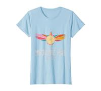 Medicine HAT Alberta Canada Wildlife Nature Canadian T-Shirt, Women, Baby Blue, Large
