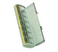 Medicine Holder with Thoughtful Partitioning Suitable for Daily Use by Elderly and Business Professionals Travel Medicine Box
