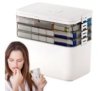 Medicine Organizer Box - Shadow Proof Case, Multilayer Pill Holder, Storage Cabinet with Capacity | Ideal for Home, Daily Supplements, , Pills, Travel, Easy Organizing, G