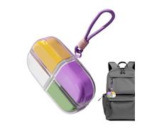 Medicine Organizer - Magnetic Pill Box, Travel Supplement Case, Portable Holder, Secure Lid Design | Outdoor Cabinet Backpack for