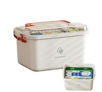 Medicine Organizers and Storage -Material | Multi-Functional Box | Leakproof Temperature Resistant Medication Storage | Ideal for Jewelry, Medicines, and Scissors Uses