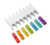 Medicine Pill Organizer - Medicine , Portable Daily Pill Organizer with 14 Compartments for Work Vacation School on the Airplane Home Hospital