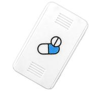 Medicine Pill Organizer - Portable Medicine Holder,Moisture-Resistant Daily Pill Organizer for Morning Night Travel Dorm Car Camping Airplane Hospital Elderly