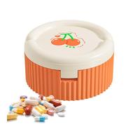 Medicine Pill Organizer, Portable Travel Pill Box, Pocket Medicine Holder, Effortless Trip Companion, Versatile Uses, 5cm, for Travel, Work, Home, and Daily Medication Management