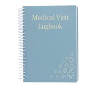Medicine Recorder Notebook,A5 Health Planner - Medication Organizer Notebook,for Seniors Patients Busy Professionals Travelers Home Office Family Vacation Pharmacy Hospital