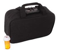 Medicine RX Safe Medication Travel Bag No Logo, Black