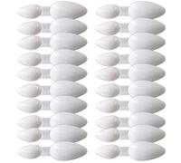 Medicine Spoons, Reusable Plastic Medicine Spoons, 2.5ml/5ml Spoon for Medicine, Cereal Powder, Milk Powder, Coffee Powder,Washing Powder, Home, Office (White-20 Pcs)