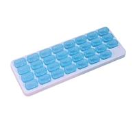 Medicine Storage Box Organizer Jewelry Travel Pill Case 1PC Portable 31 Grids Keyboard Small Independent Digital Transparent