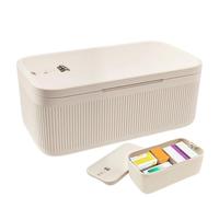 Medicine Storage Box Organizer Jewelry Travel Pill Case Lockable,Personal Effects with Combination Lock Portable Lockable Container for Boat