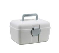 Medicine Storage Box Organizer Jewelry Travel Pill Case Portable,Multi-Functional Family First-Aid with Compartments,Child-Proof Chest Compartments
