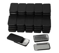 Medicine Storage Box Organizer Jewelry Travel Pill Case Small Metal Mini Rectangular Multifunctional Zipper