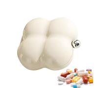 Medicine Storage Box - Pill Dispenser , Tablet Supplement Case, Safe Medicine Holder | Clear Compartment Division for Routine Drawer Placement in Health Management