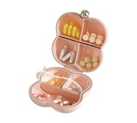 Medicine Storage Box - Pills Sorting Container, Weekly Doses Organizer Case, Portable Safety Dispenser | Lightweight Structure Closure for Vitamiins Prescriptions Elderly Care Bag Drawer Placement