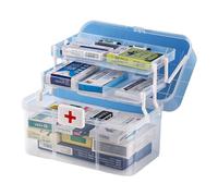 Medicine Storage Box, Portable Organizer, Multiple Compartments, Medicine Storage, Lockable Medicine Organizer for the