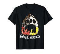 Medicine Wheel Bear Spirit Paw Native Indigenous American T-Shirt