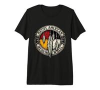 Medicine Wheel Four Directions Indigenous Feather Premium T-Shirt
