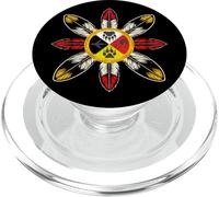 Medicine Wheel indigenous native american animals spirit PopSockets PopGrip for MagSafe