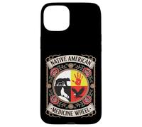Medicine Wheel MMIW Four Directions Sacred Animal Symbols Case for iPhone 15 Plus