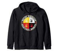 Medicine Wheel MMIW Native American Heritage Month Zip Hoodie