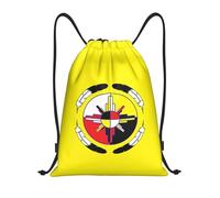 Medicine Wheel Native Americans Men Women Swimming Bags Large Drawstring Backpack Foldable Gym Sack For Football Travel Swim Gym