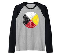 Medicine Wheel : Sacred Hoop Raglan Baseball Tee