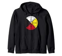 Medicine Wheel : Sacred Hoop Zip Hoodie