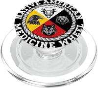 Medicine Wheel Spirit Animal Indigenous Native Americans PopSockets PopGrip for MagSafe
