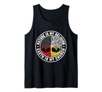 Medicine Wheel Tree Indigenous Nature is My Religion Tank Top