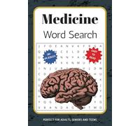 Medicine Word Search Book: 50+ Puzzles Exploring Medical Terms, Anatomy, and Healthcare | 6x9 Inches | 110 Pages