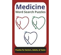 Medicine Word Search Puzzles: Easy to Read Word Search Puzzle Book About Medicine and More | 110 Pages | 50+ Puzzles | 6x9 inches | Perfect for Vacations, Holidays, Relaxation, & Education