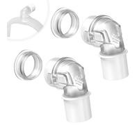 MEDICOLOR 2PCS Elbow Connector for Airfit F30i P30i N30i Swivel Elbows, Quick-Release & Rotatable, Enhanced Comfort and Flexibility