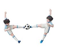 MEDICOM TOY UDF Ultra Detail Figure No. 709 Captain Tsubasa Series 2 Tsubasa Ozora & Taro Misaki (Twin Shoot), Total Height Approximately 3.0 inches (75 mm), Non-Scale, Painted Finished Product