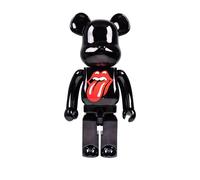 MEDICOM TOY x The Rolling Stones "Lips and Tongue" BE@RBRICK 1000% figure - Black OS